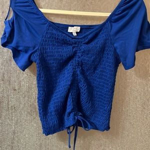 Blue women’s top